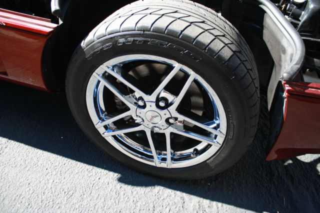 1988 Red Chevrolet Corvette Convertible