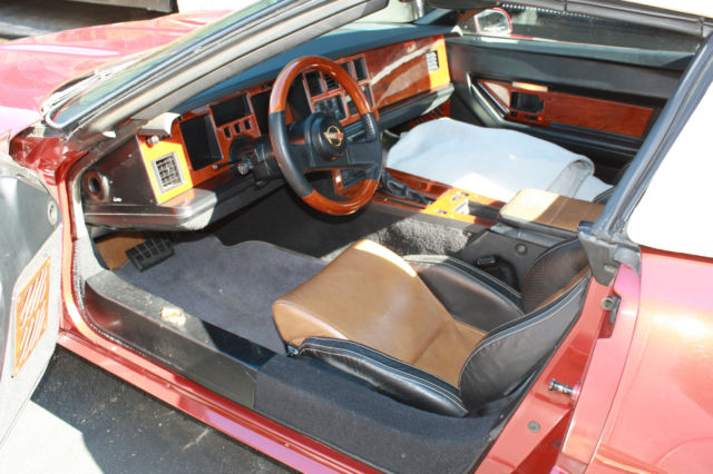 1988 Red Chevrolet Corvette Convertible