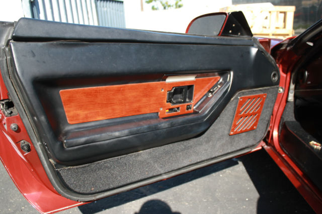 1988 Red Chevrolet Corvette Convertible