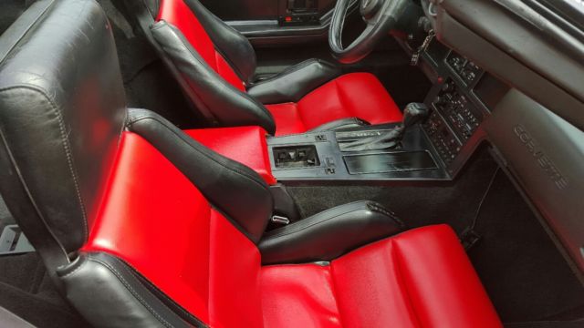 1988 Red Chevrolet Corvette