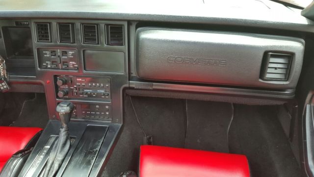 1988 Red Chevrolet Corvette