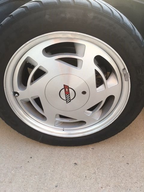 1988 Yellow Chevrolet Corvette Convertible