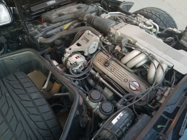 1988 Blue Chevrolet Corvette Convertible