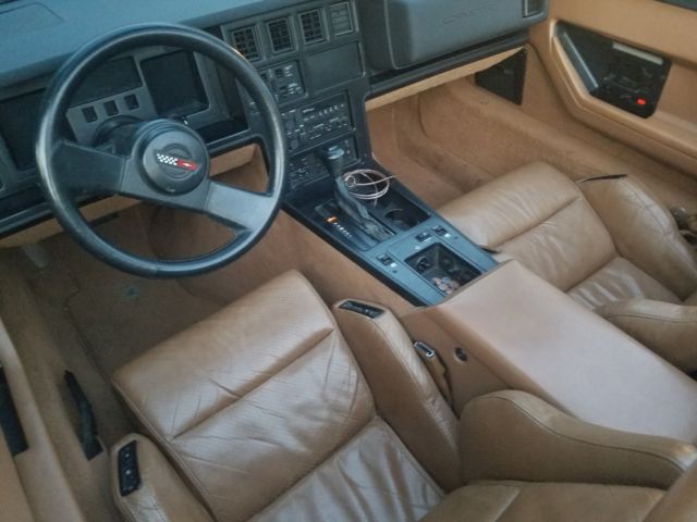 1988 Blue Chevrolet Corvette Convertible