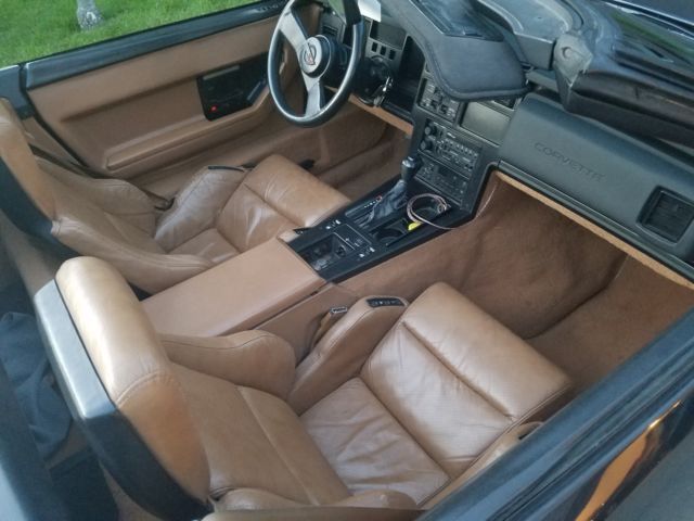 1988 Blue Chevrolet Corvette Convertible