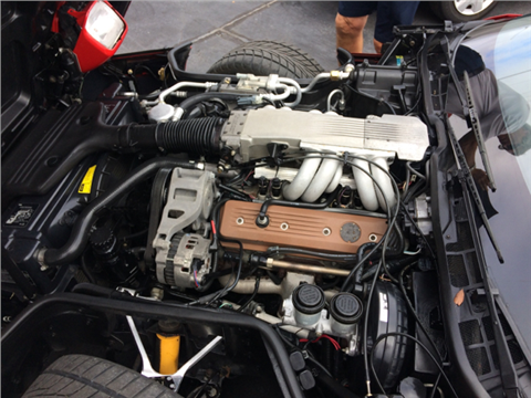 1988 Red Chevrolet Corvette Coupe