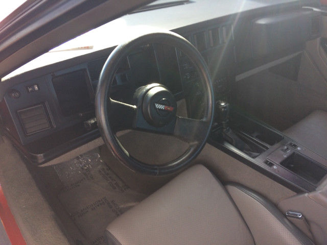 1988 Red Chevrolet Corvette Coupe