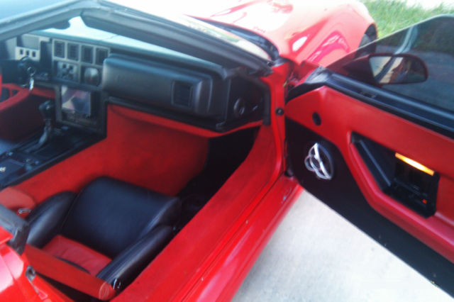 1988 Red Chevrolet Corvette Hatchback