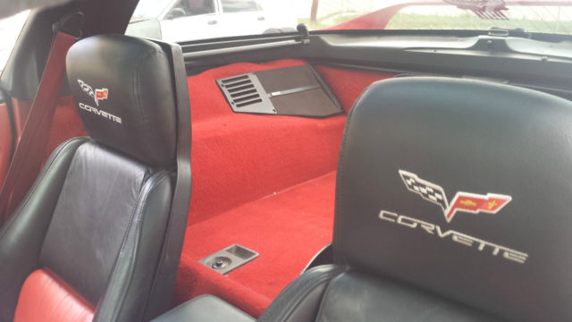 1988 Red Chevrolet Corvette Hatchback
