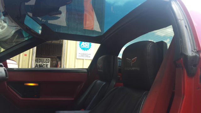 1988 Red Chevrolet Corvette Hatchback