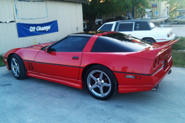 1988 Red Chevrolet Corvette Hatchback