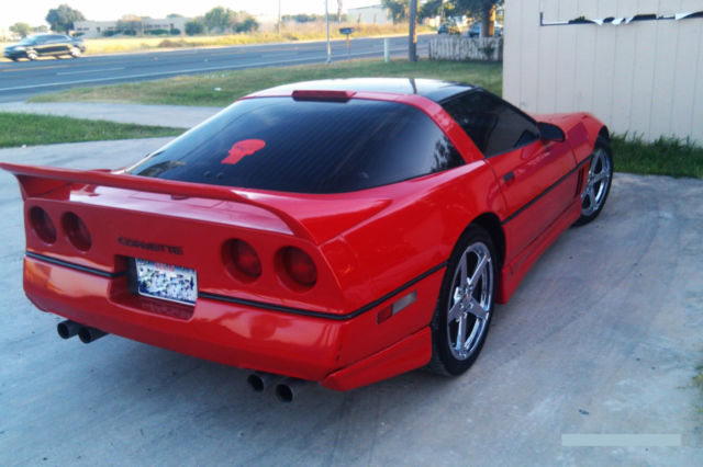 1988 Red Chevrolet Corvette Hatchback