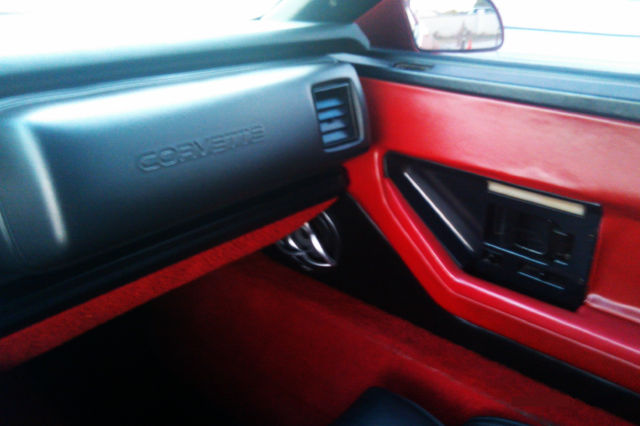 1988 Red Chevrolet Corvette Hatchback