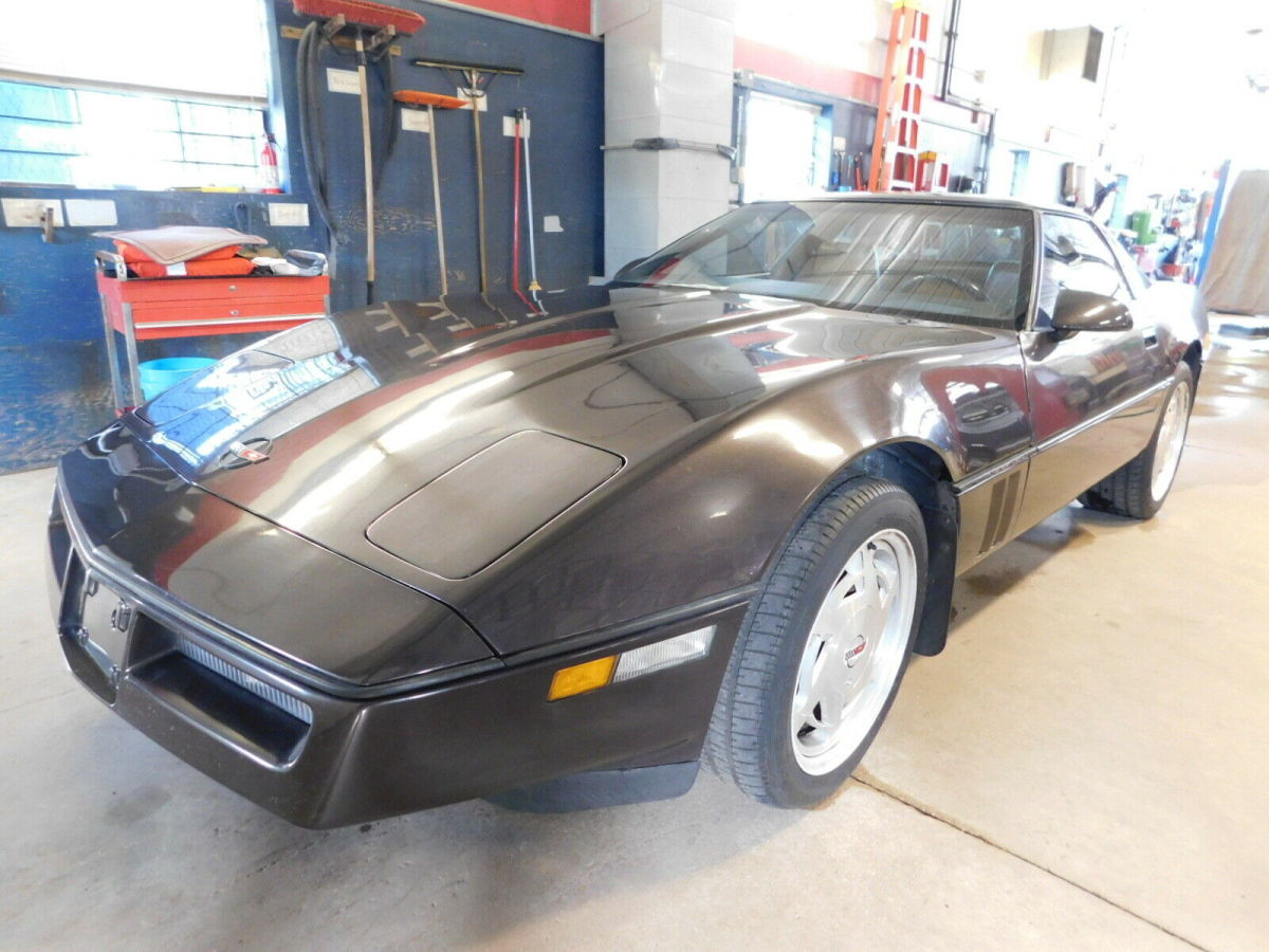 1988 Black Chevrolet Corvette Coupe
