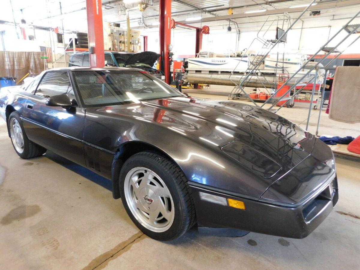 1988 Black Chevrolet Corvette Coupe