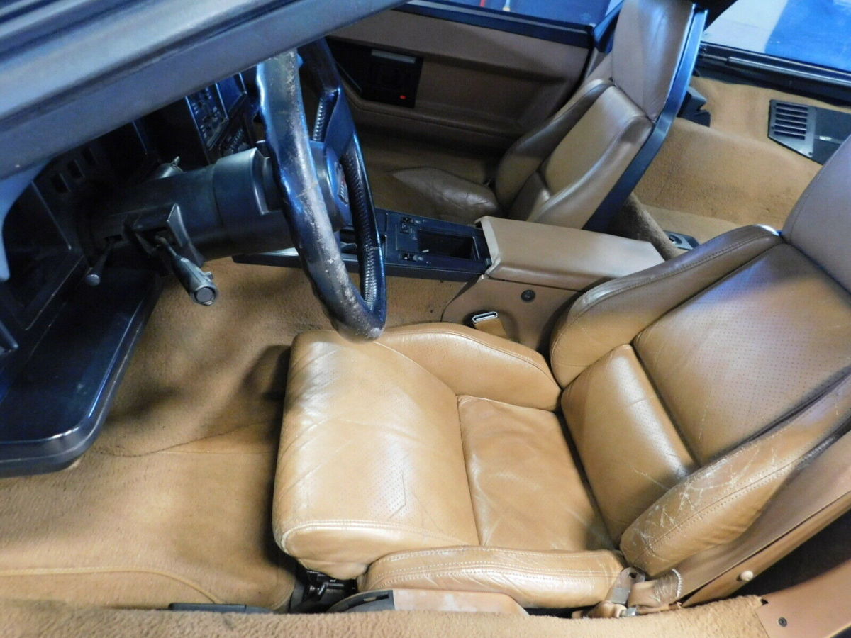 1988 Black Chevrolet Corvette Coupe