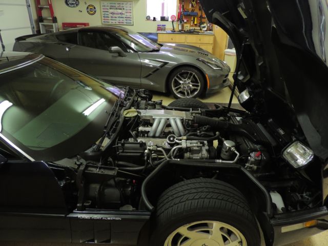 1988 Blue Chevrolet Corvette Coupe