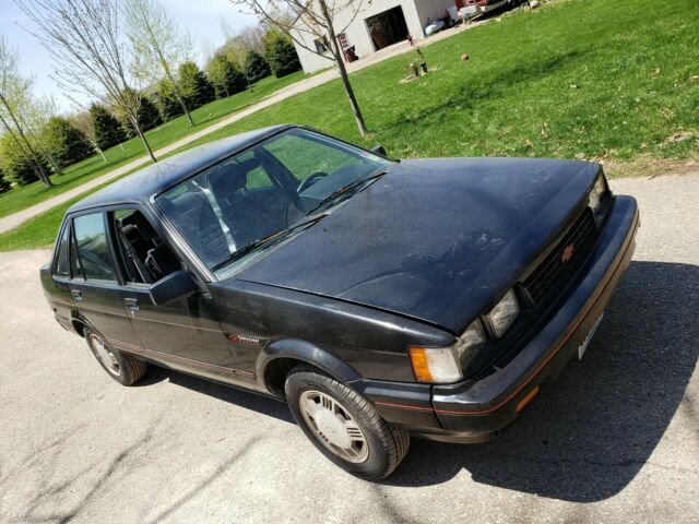 1988 Black Chevrolet Nova Compact