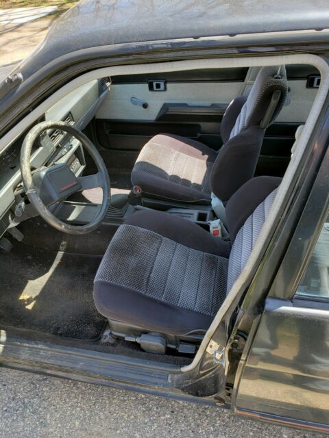 1988 Black Chevrolet Nova Compact