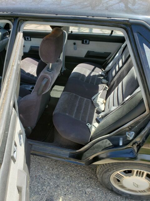 1988 Black Chevrolet Nova Compact