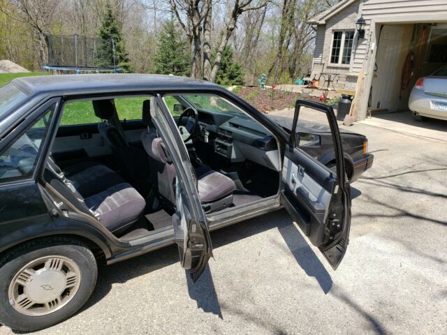 1988 Black Chevrolet Nova Compact