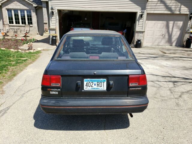 1988 Black Chevrolet Nova Compact