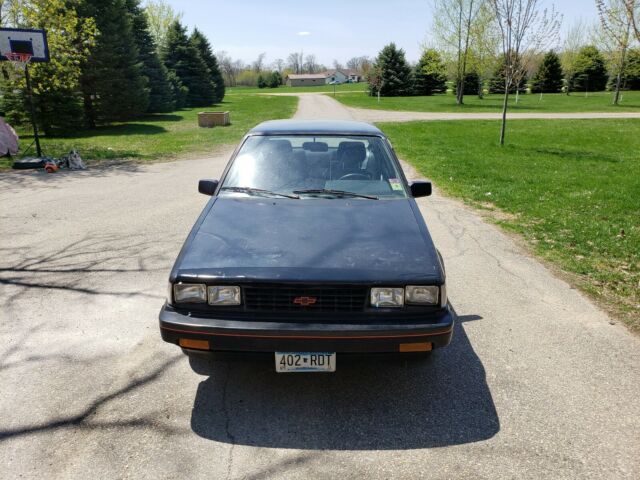 1988 Black Chevrolet Nova Compact