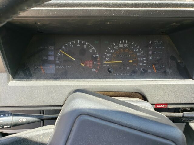 1988 Black Chevrolet Nova Compact