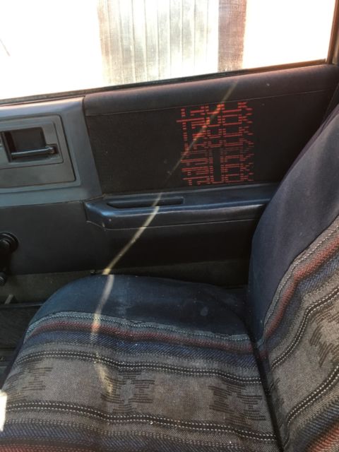 1988 Black Chevrolet S-10 Standard Cab Pickup