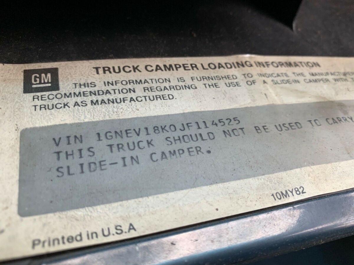 1988 Blue Chevrolet Silverado 1500