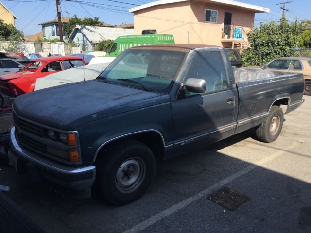 1988 Blue Chevrolet C/K Pickup 1500 Standard Cab Pickup