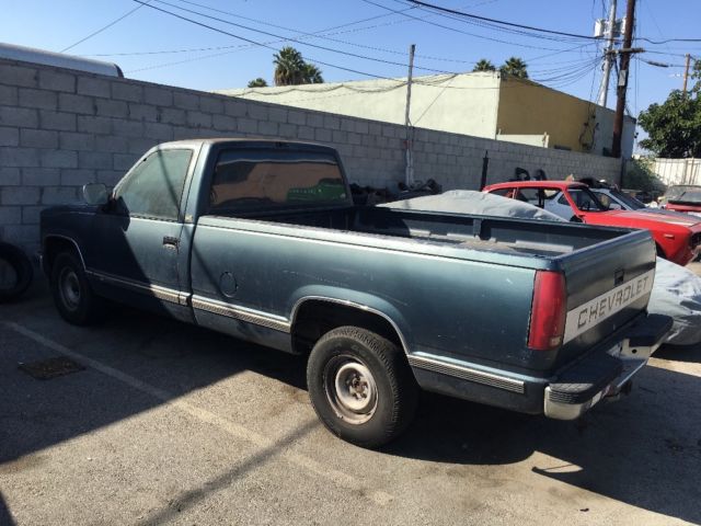 1988 Blue Chevrolet C/K Pickup 1500 Standard Cab Pickup