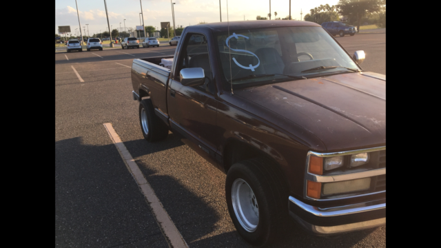 1988 Burgundy Chevrolet Other Pickups Standard Cab Pickup