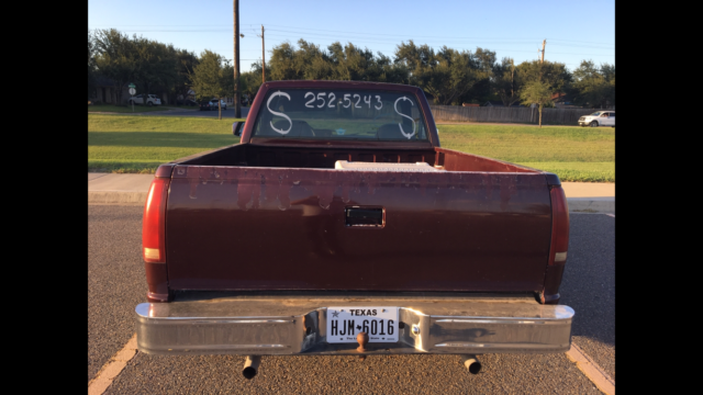 1988 Burgundy Chevrolet Other Pickups Standard Cab Pickup