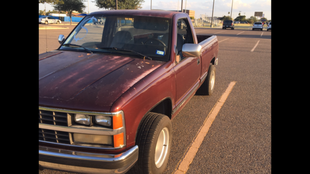 1988 Burgundy Chevrolet Other Pickups Standard Cab Pickup