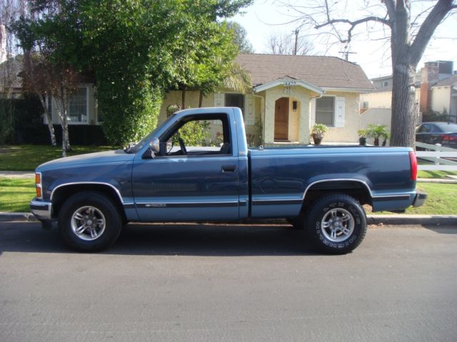 1988 Blue Chevrolet C/K Pickup 1500 Crew Cab Pickup