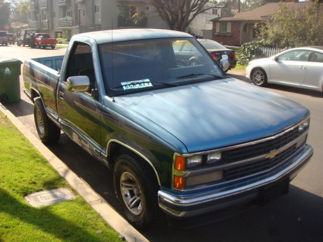 1988 Blue Chevrolet C/K Pickup 1500 Crew Cab Pickup