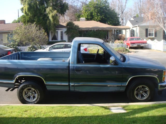 1988 Blue Chevrolet C/K Pickup 1500 Crew Cab Pickup