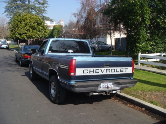 1988 Blue Chevrolet C/K Pickup 1500 Crew Cab Pickup