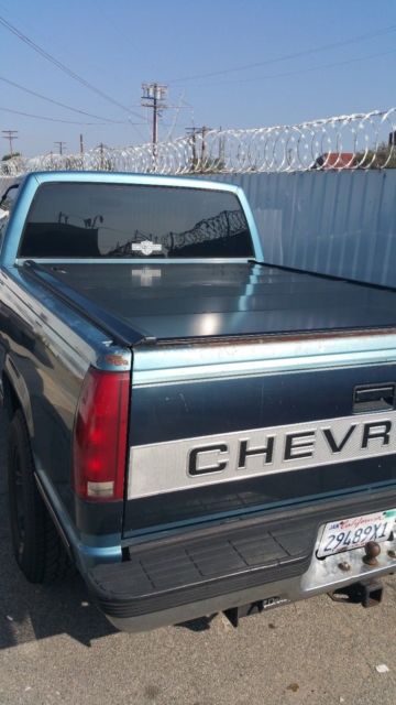 1988 Blue Chevrolet C/K Pickup 1500 Crew Cab Pickup