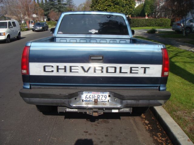 1988 Blue Chevrolet C/K Pickup 1500 Crew Cab Pickup
