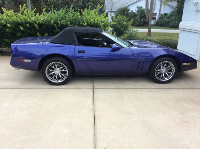 1988 purple Chevrolet Corvette