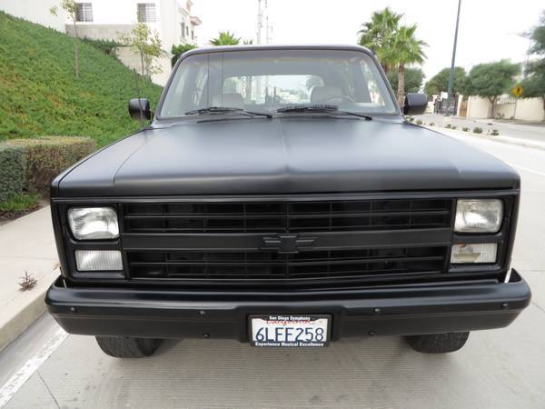 1988 Black Chevrolet Blazer