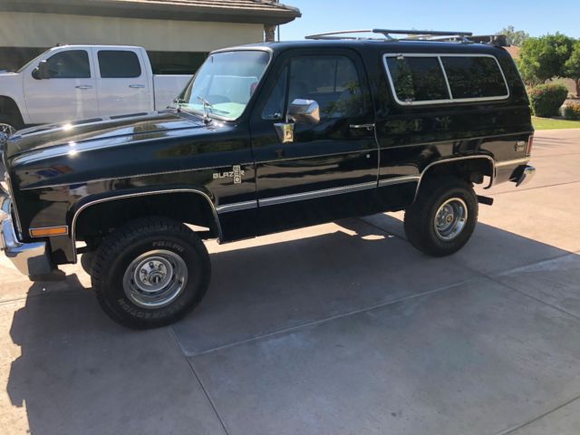1988 Black Chevrolet Blazer