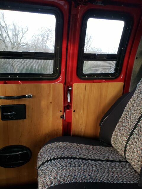 1988 Red Chevrolet G20 Van