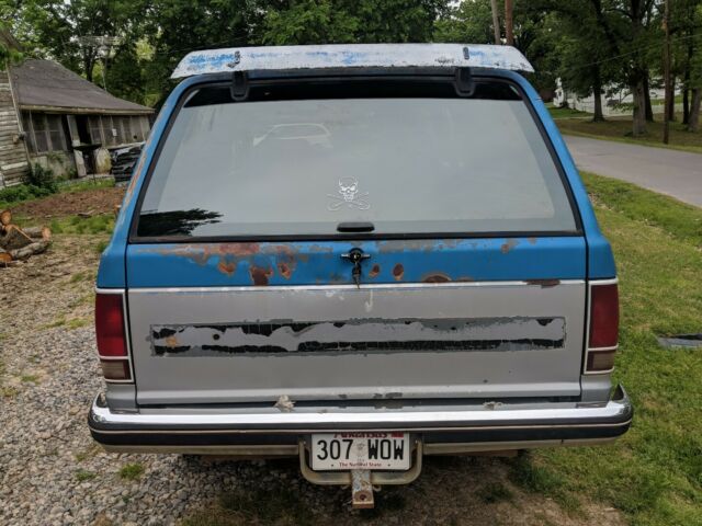 1988 Blue Chevrolet Blazer SUV