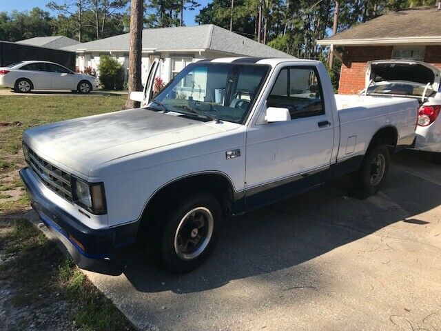 1988 White Chevrolet S-10 Standard Cab Pickup
