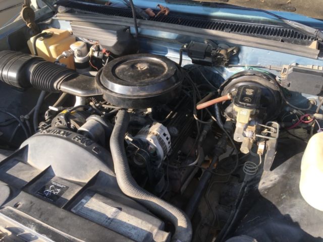 1988 Blue Chevrolet Silverado 1500 2 door 4x4