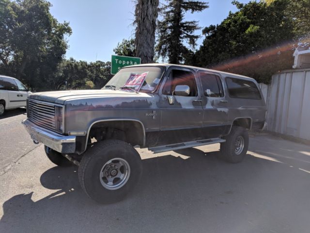 1988 Gray Chevrolet Suburban SUV