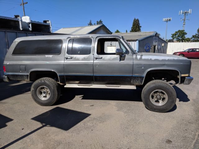 1988 Gray Chevrolet Suburban SUV